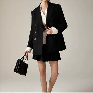 J CREW timeless wool tailored pea coat